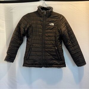 Kids reversible North Face Puffer/fluffy Jacket